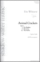 Animal Crackers SATB choral sheet music cover